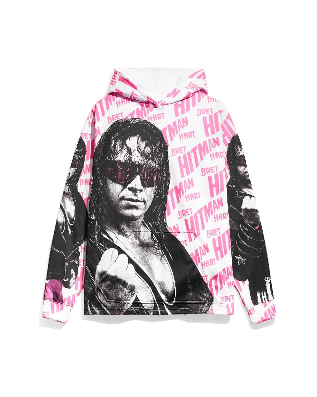 Bret Hart Big Face AOP Hoodie