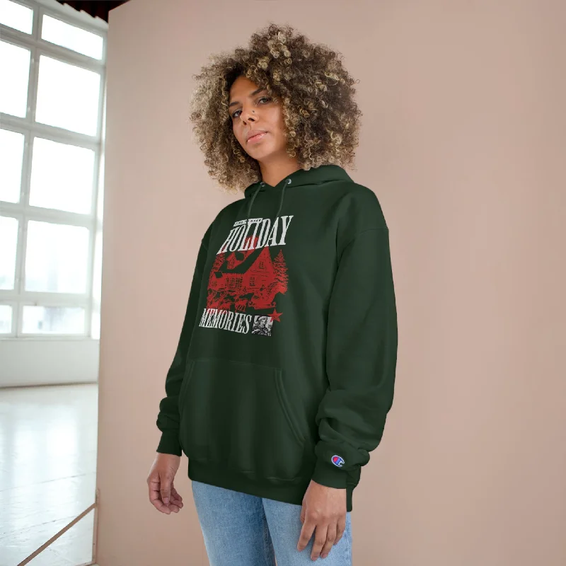 Holiday Memories Champion Hoodie – Cozy Up for the Season