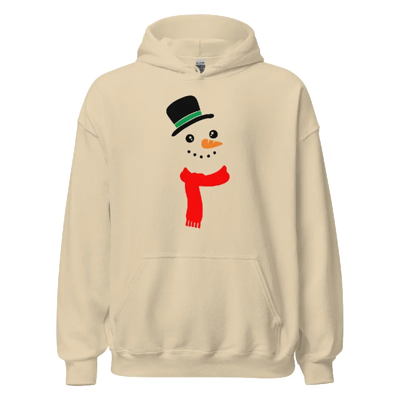 Carrot Nose Snowman Premium Unisex Hoodie