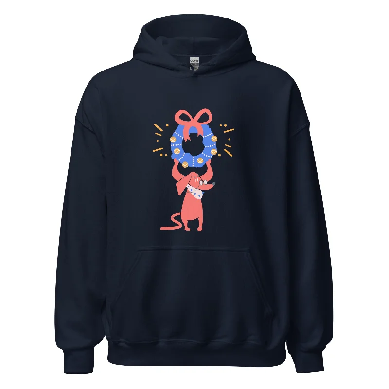 Santa Dog Gift Unisex Hoodie