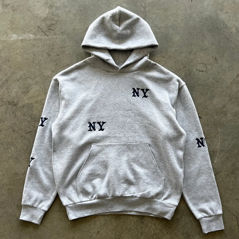 NY OLD ENGLISH Hoodie - Gray