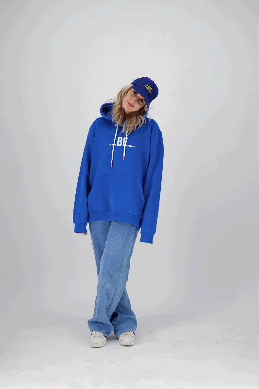 HOODIE NUDE_ Bleu