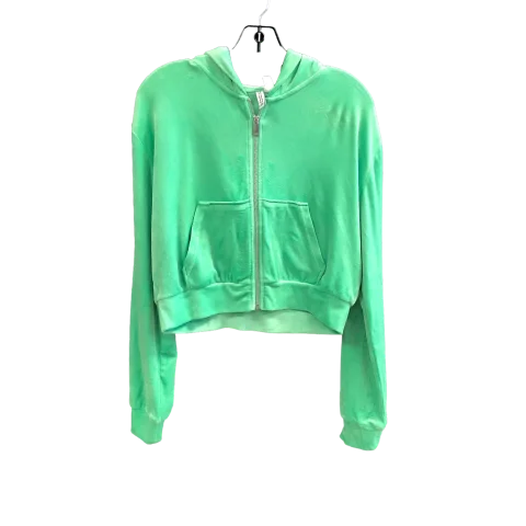 Sweatshirt Collar By Divided In Green, Size: L