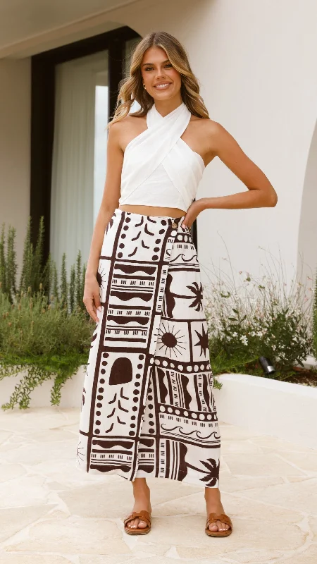 Cairbre Maxi Skirt - Tuscany