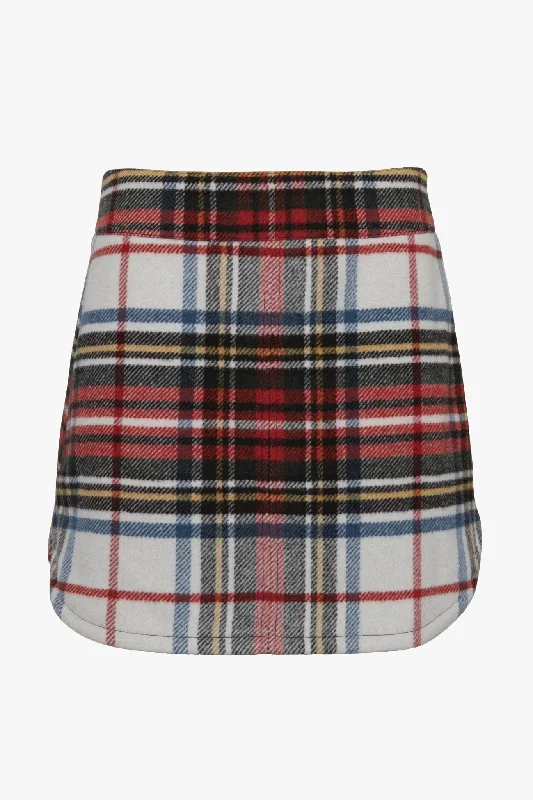 Trey Mini Skirt Check