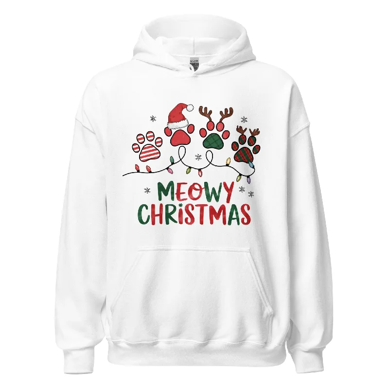 Meowy Christmas 2024 Unisex Hoodie