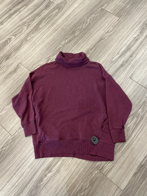 Sweatshirt Crewneck By Aerie In Purple & Red, Size: M