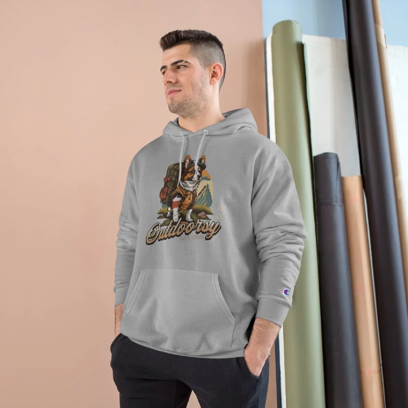 Champion Hoodie - Outdoorsy Adventure