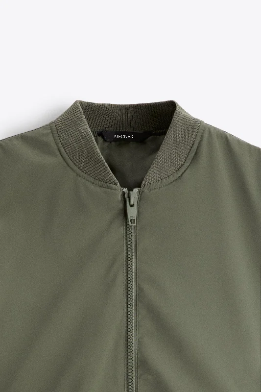 KHAKI BOMBER JACKET