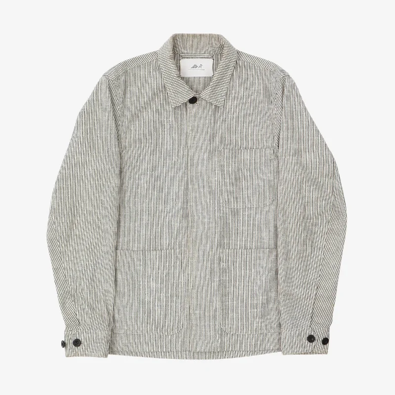 Striped Chore Coat