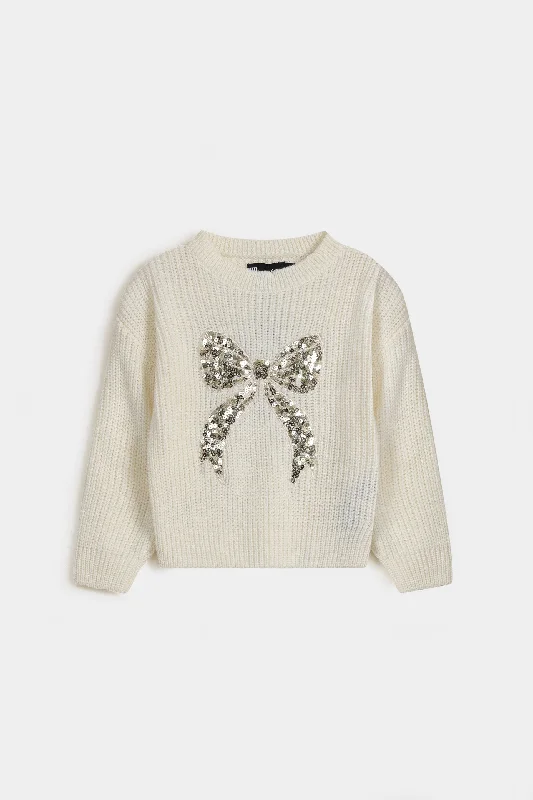 Embellished Knitted Sweater