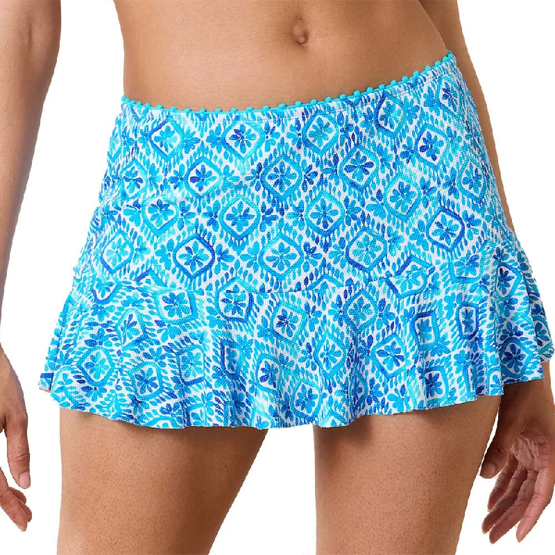 Tommy Bahama Island Cays Shell Skirted Bottom - True Turquoise