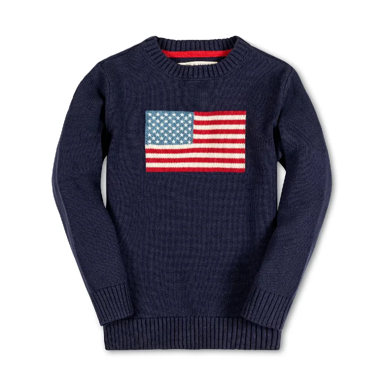 Organic Flag Intarsia Sweater - Baby