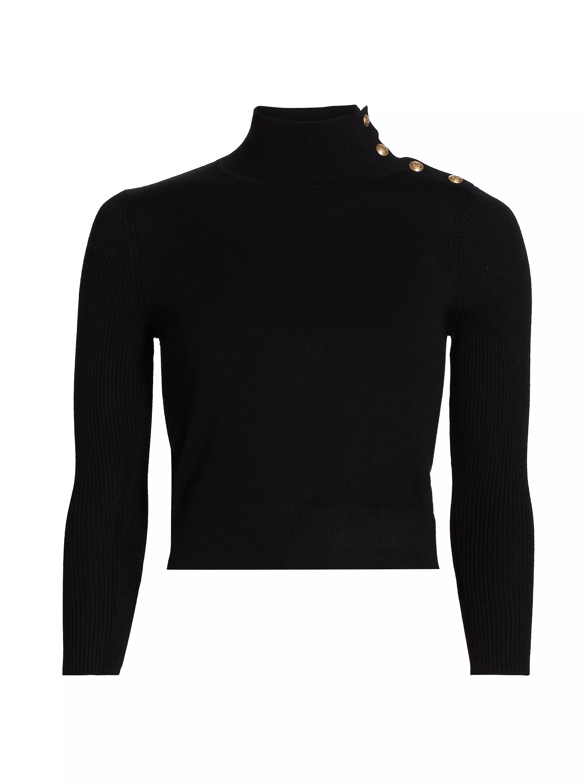 L'AGENCE KAMDYN CROP MOCK NECK