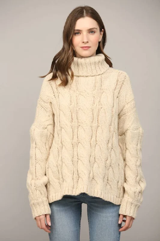 Cable Knit Turtleneck