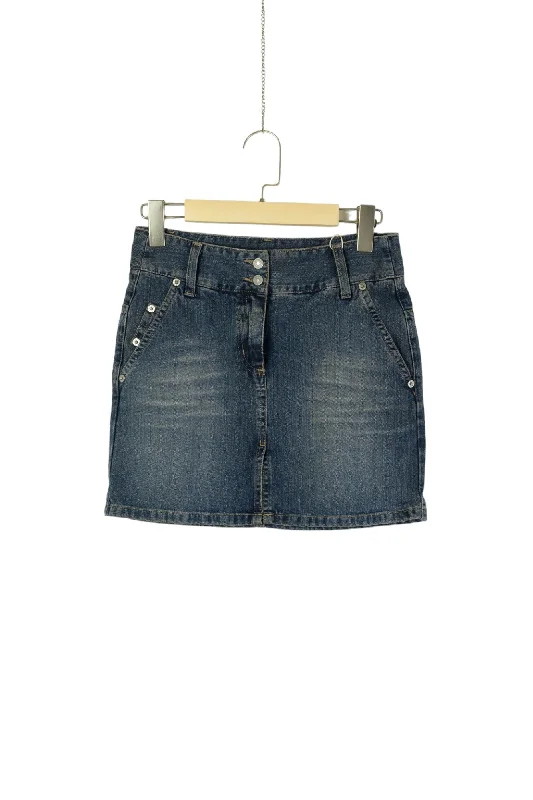 Sisley Denim Mini Skirt