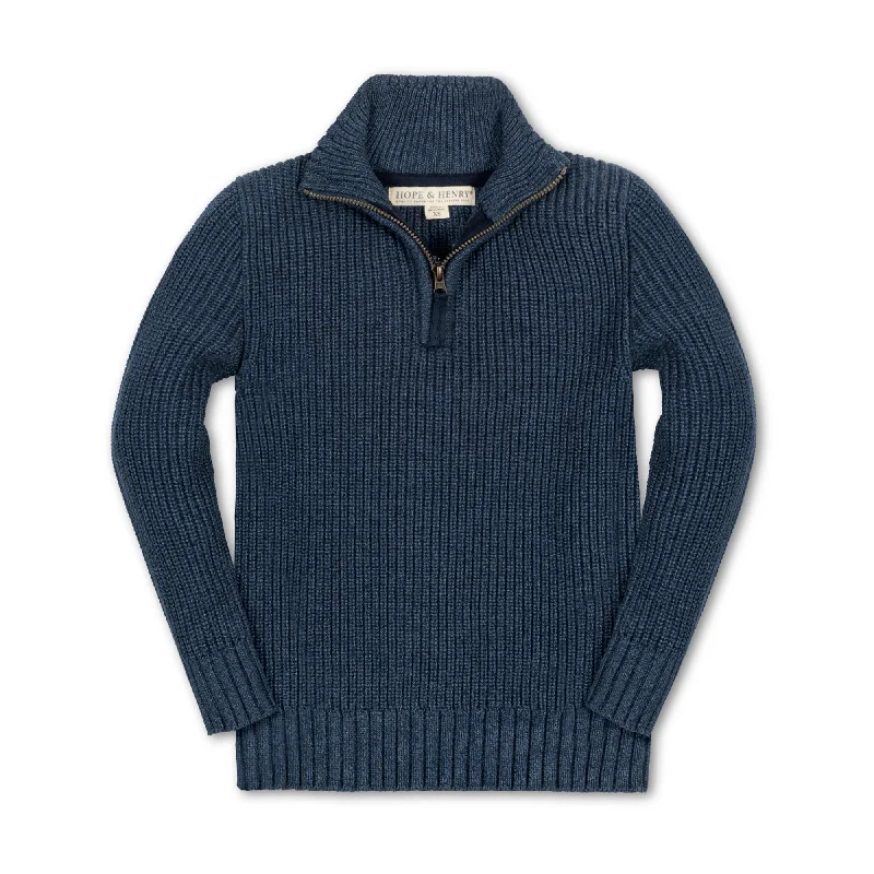 FACTORY SECOND - Organic Half Zip Sweater - Baby