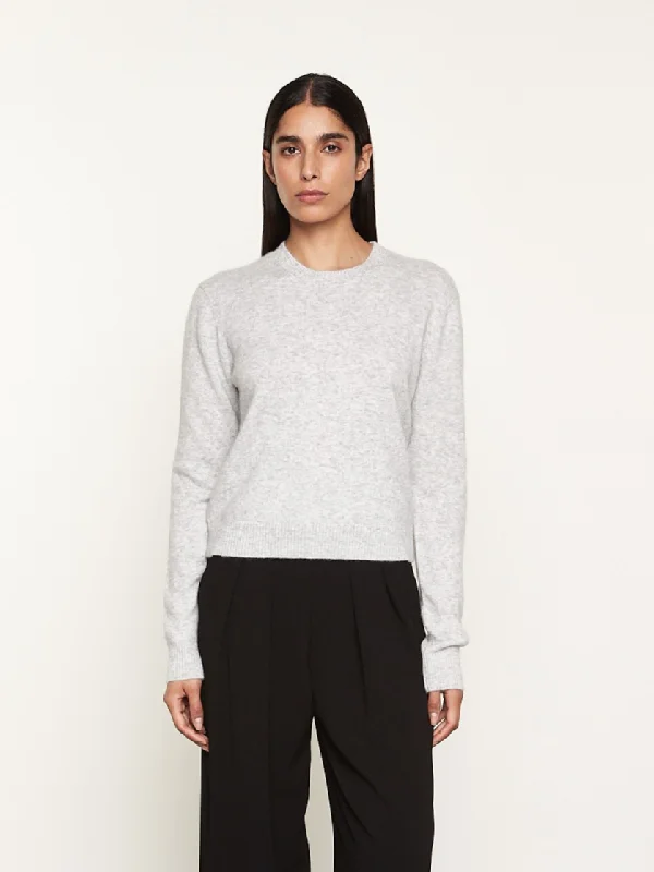 Powder Cashmere Knitted Crew