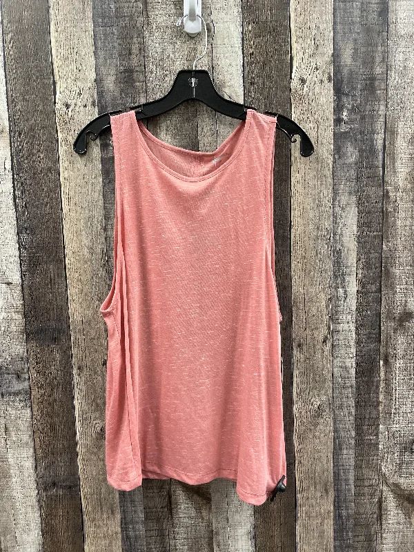 Athletic Tank Top By Cme In Pink, Size: L