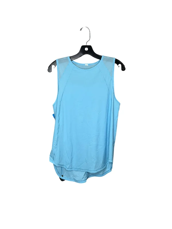 Athletic Tank Top By Lululemon In Blue, Size: L