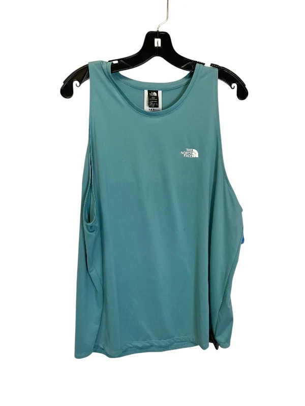 Athletic Tank Top By The North Face In Blue, Size: Xxl