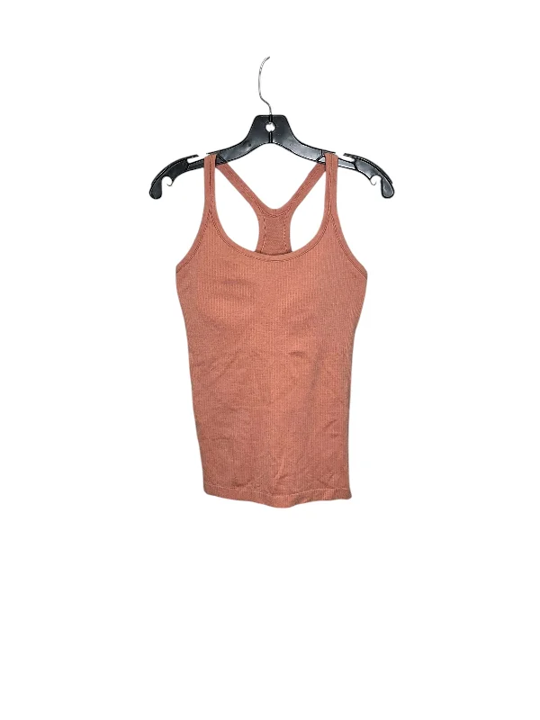 Athletic Tank Top By Lululemon In Orange, Size: 8