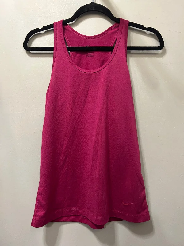 Athletic Tank Top By Nike Apparel In Pink, Size: S