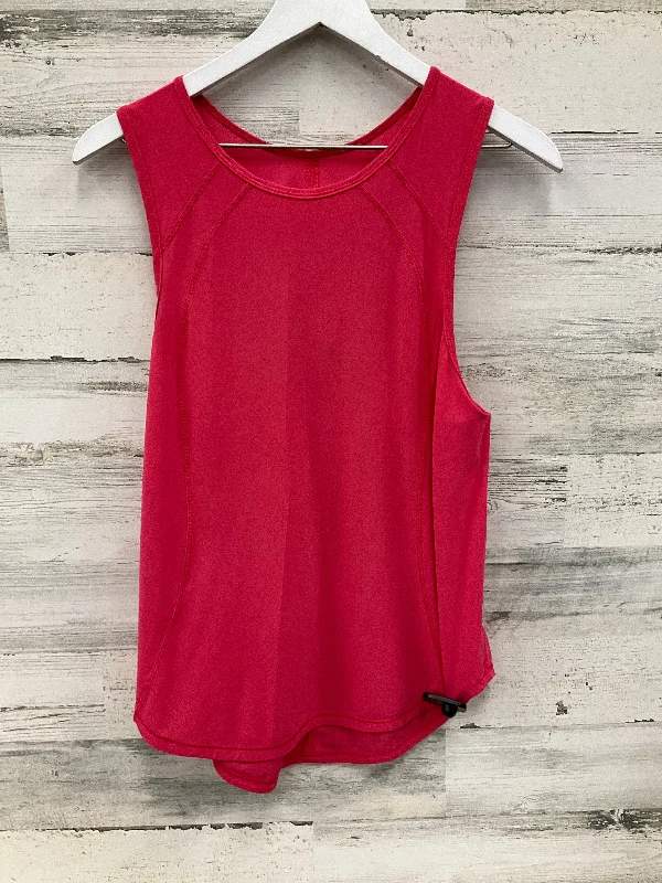 Athletic Tank Top By Lululemon In Orange, Size: S