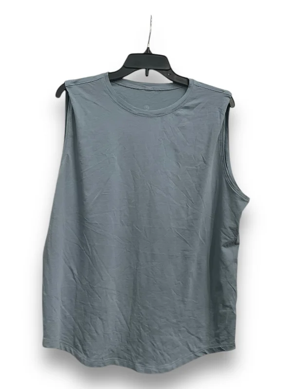 Athletic Tank Top By Lululemon In Grey, Size: L