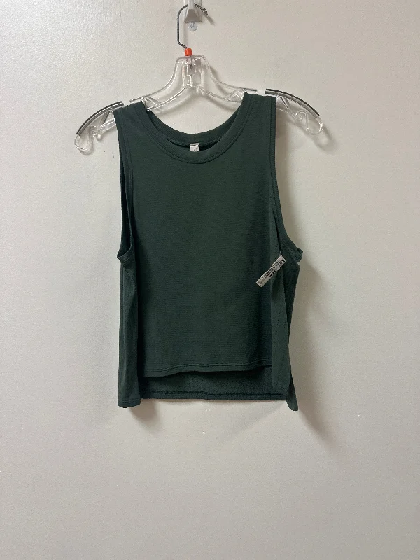 Athletic Tank Top By Lululemon In Green, Size: 6