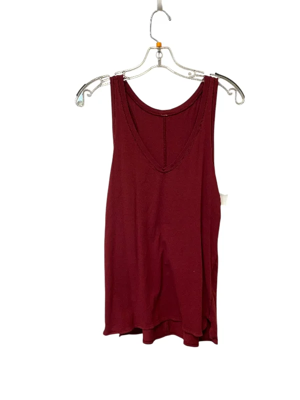 Athletic Tank Top By Lululemon In Red, Size: S