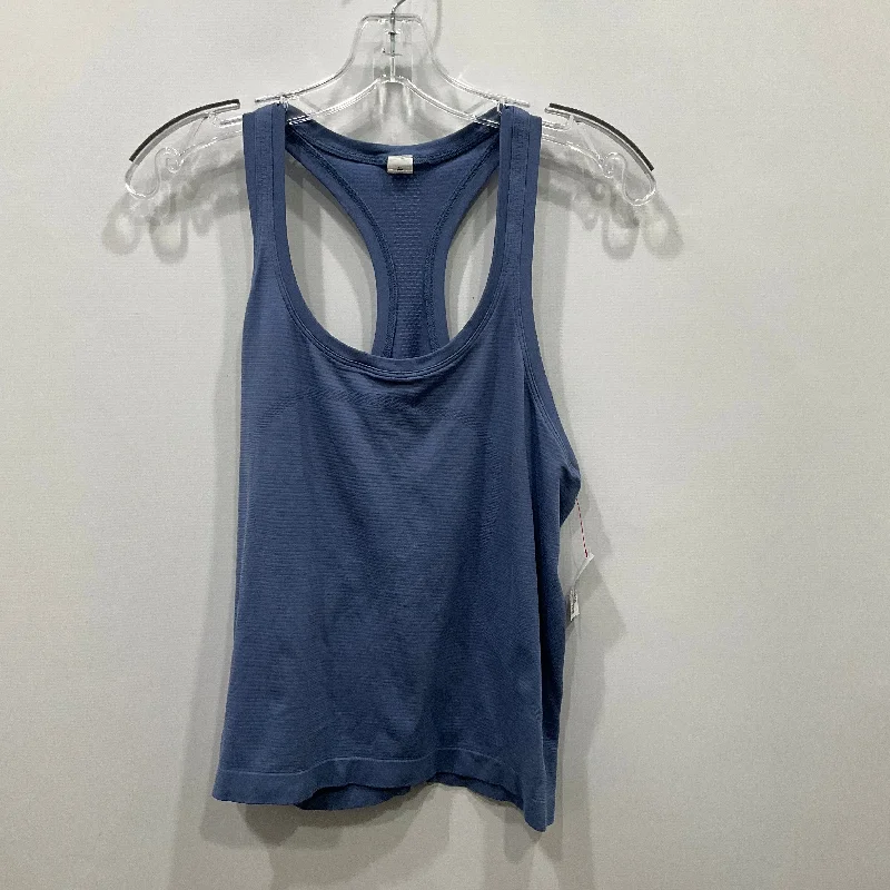 Athletic Tank Top By Lululemon In Blue, Size: 10