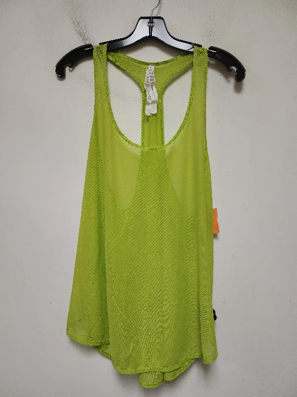 Athletic Tank Top By Lululemon In Green, Size: L