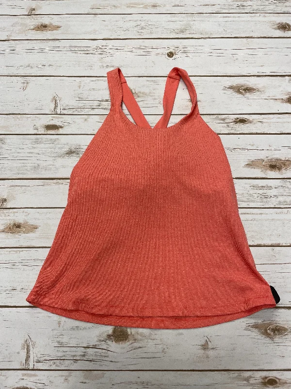 Athletic Tank Top By Mta Pro In Orange, Size: Xl