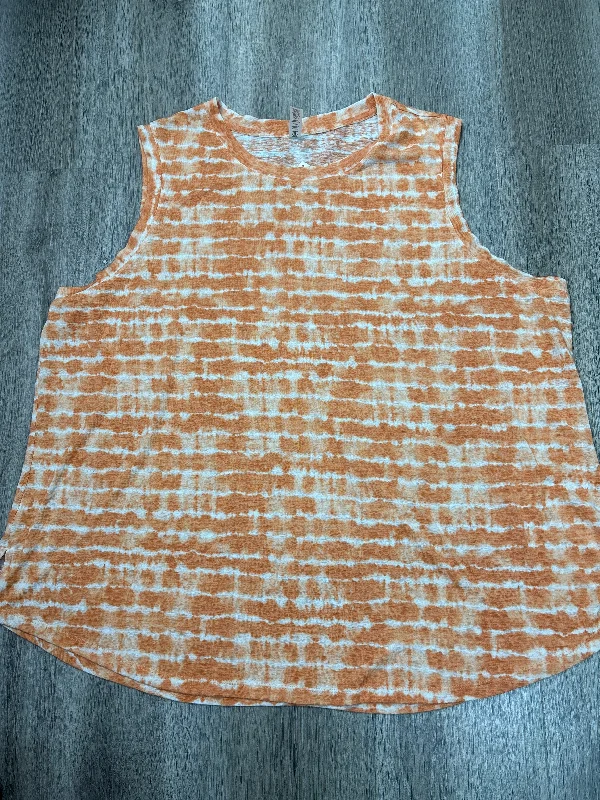 Athletic Tank Top By Athleta In Orange, Size: 3x