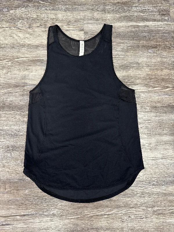 Athletic Tank Top By Lululemon In Black, Size: 4