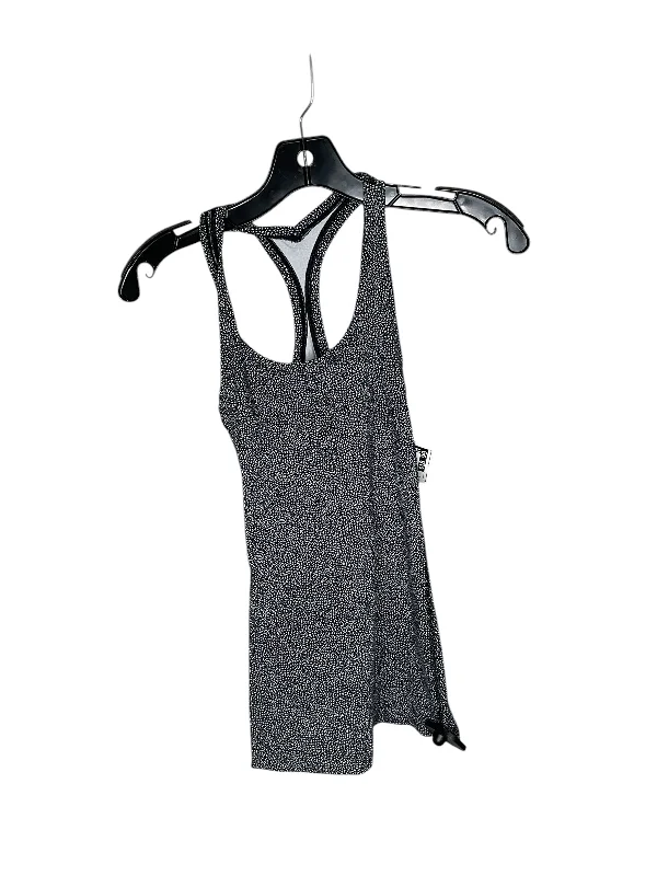 Athletic Tank Top By Lululemon In Black & White, Size: S