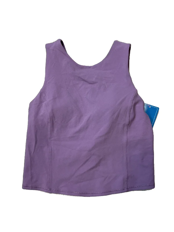 Athletic Tank Top By Lululemon In Purple, Size: 6