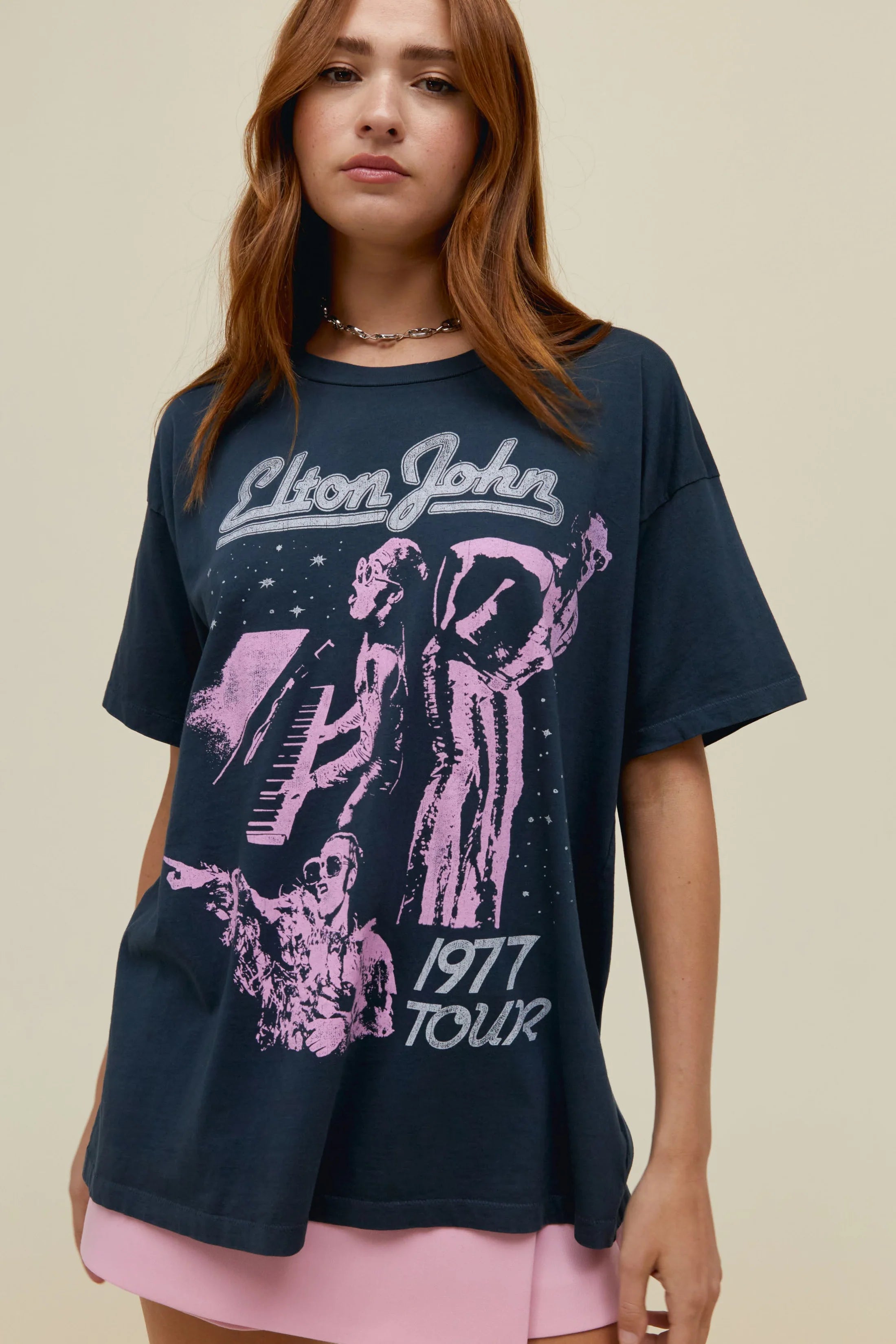 The Elton John 1977 Tour Merch Tee by Daydreamer