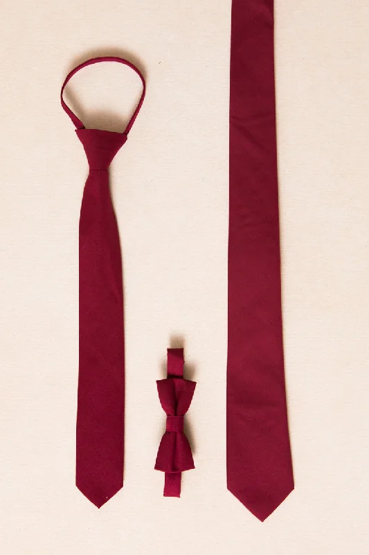 Baby Boys Henry Bow Tie in Maroon