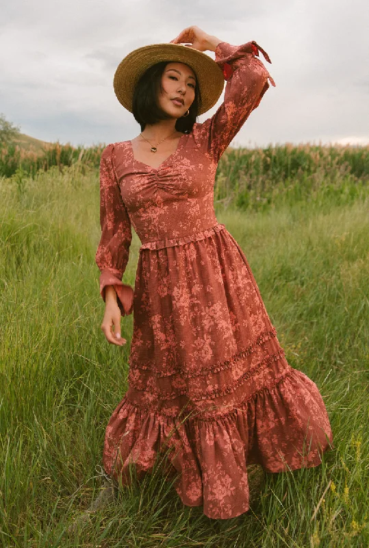 Carmella Dress in Faded Floral