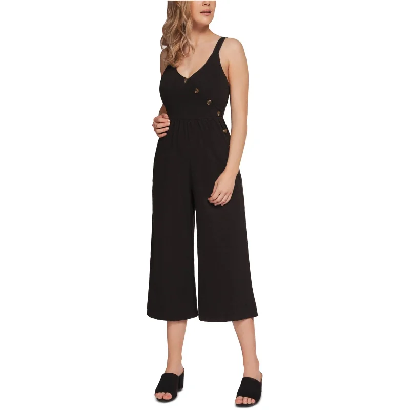 Dex Womens Culotte Jumpsuit, Black, Small