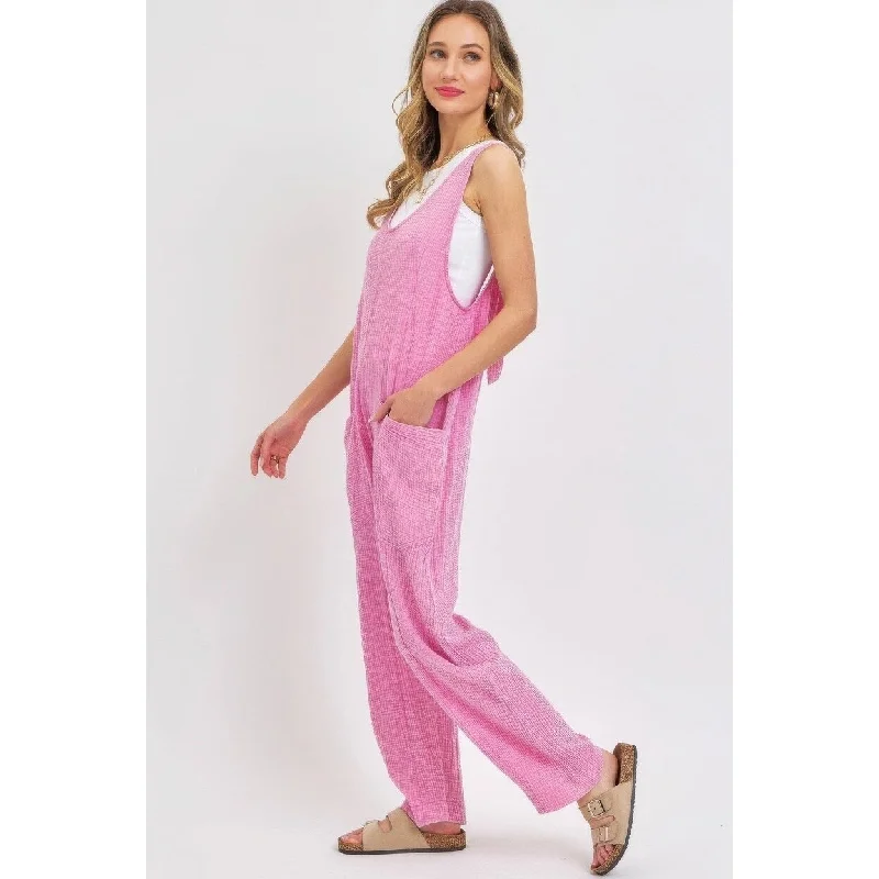 Mineral Washed Summer Jumpsuit