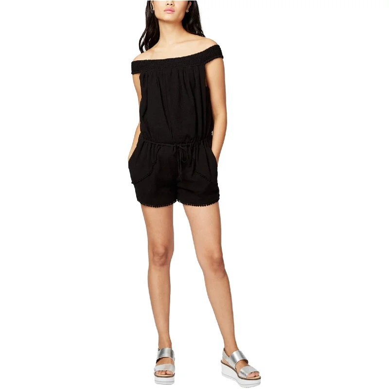 Rachel Roy Womens Cotton Romper Jumpsuit