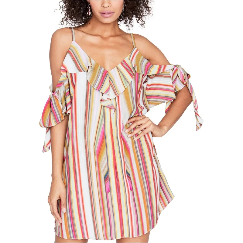 Rachel Roy Womens Striped Shift Dress, Multicoloured, Large