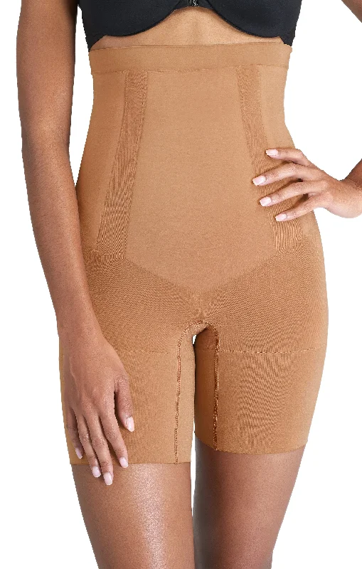 SPANX OnCore High-Waisted Mid-Thigh Short ~ Naked 3.0