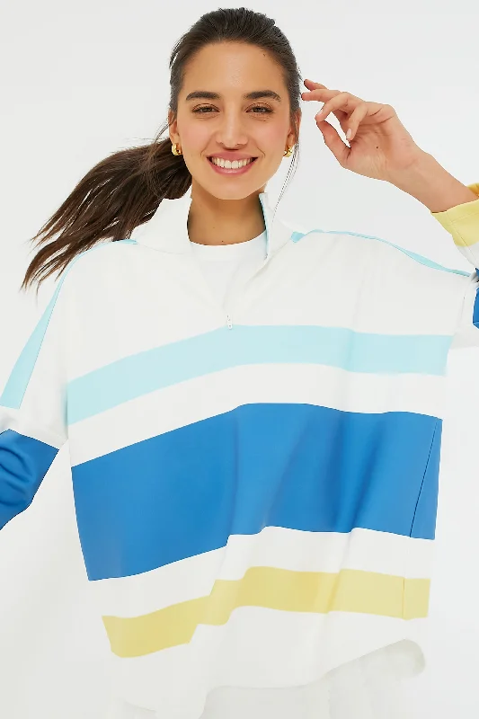 Lisbon Stripe Martina Quarter Zip