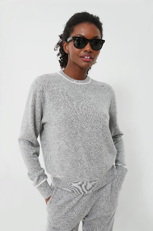 Long Sleeve Washable Cashmere Crewneck Sweater