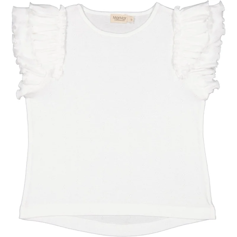 MarMar Modal Pointelle Cloud Tavora Frill T-shirt