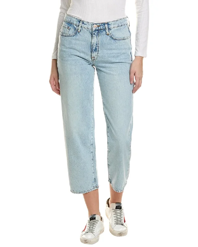 Triarchy Kelly Spring Indigo Cropped Straight Jean